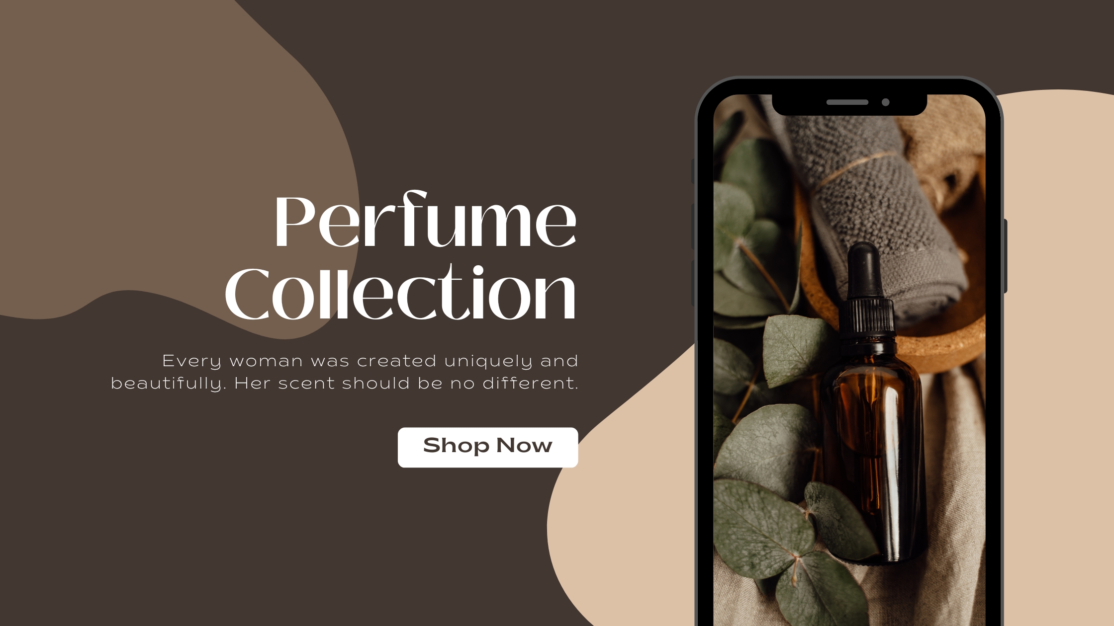 Dark Brown Perfume Collection Blog Banner